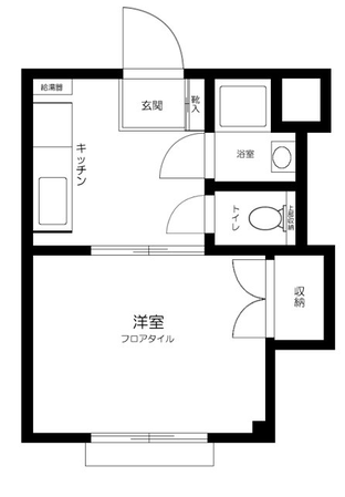 中野富士見スカイマンションの物件間取画像